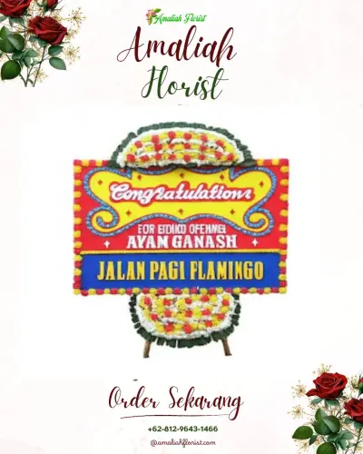 Bunga Papan Congratulation di Petamanan
